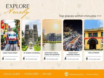 Annam Train Street Unbeatable location Loft Balcony chill Old Quarter – Photos 8